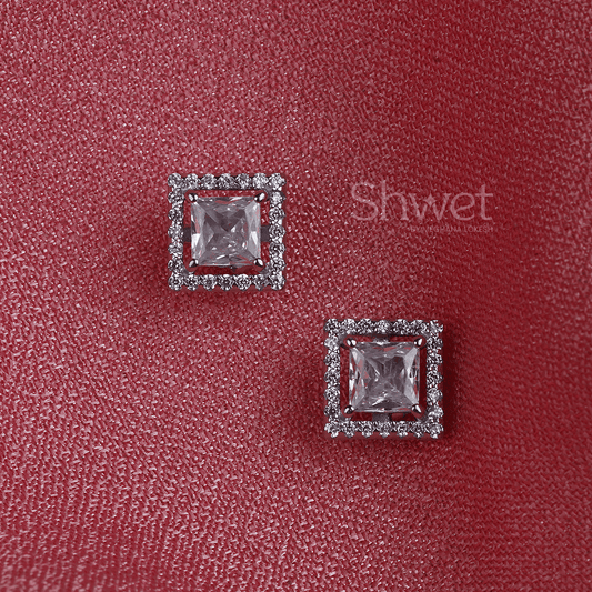 PREMIUM STUD EARRINGS | 925 STERLING SILVER | WOMEN - Shwet