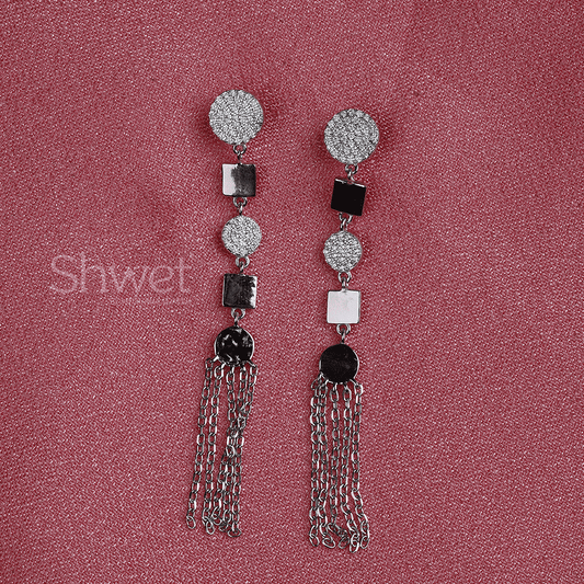 MESMERIZING PREMIUM EARRINGS | FUSION | HANGING | - Shwet