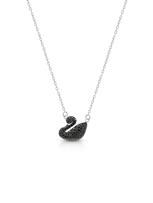 SWAN PENDANT | CHAIN | 925 STERLING SILVER - Shwet
