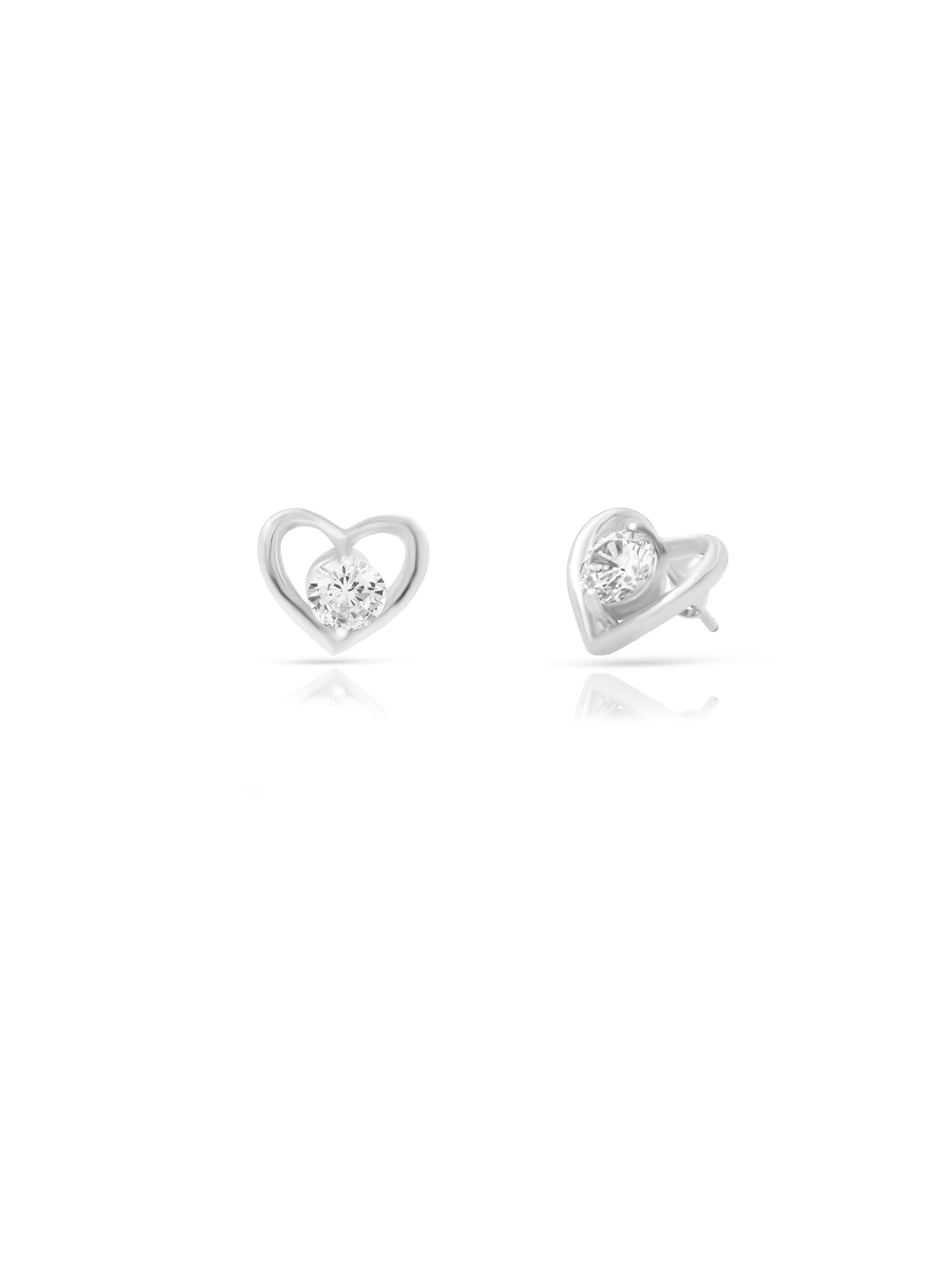 SOLITAIRE EARRINGS | 925 STERLING SILVER - Shwet