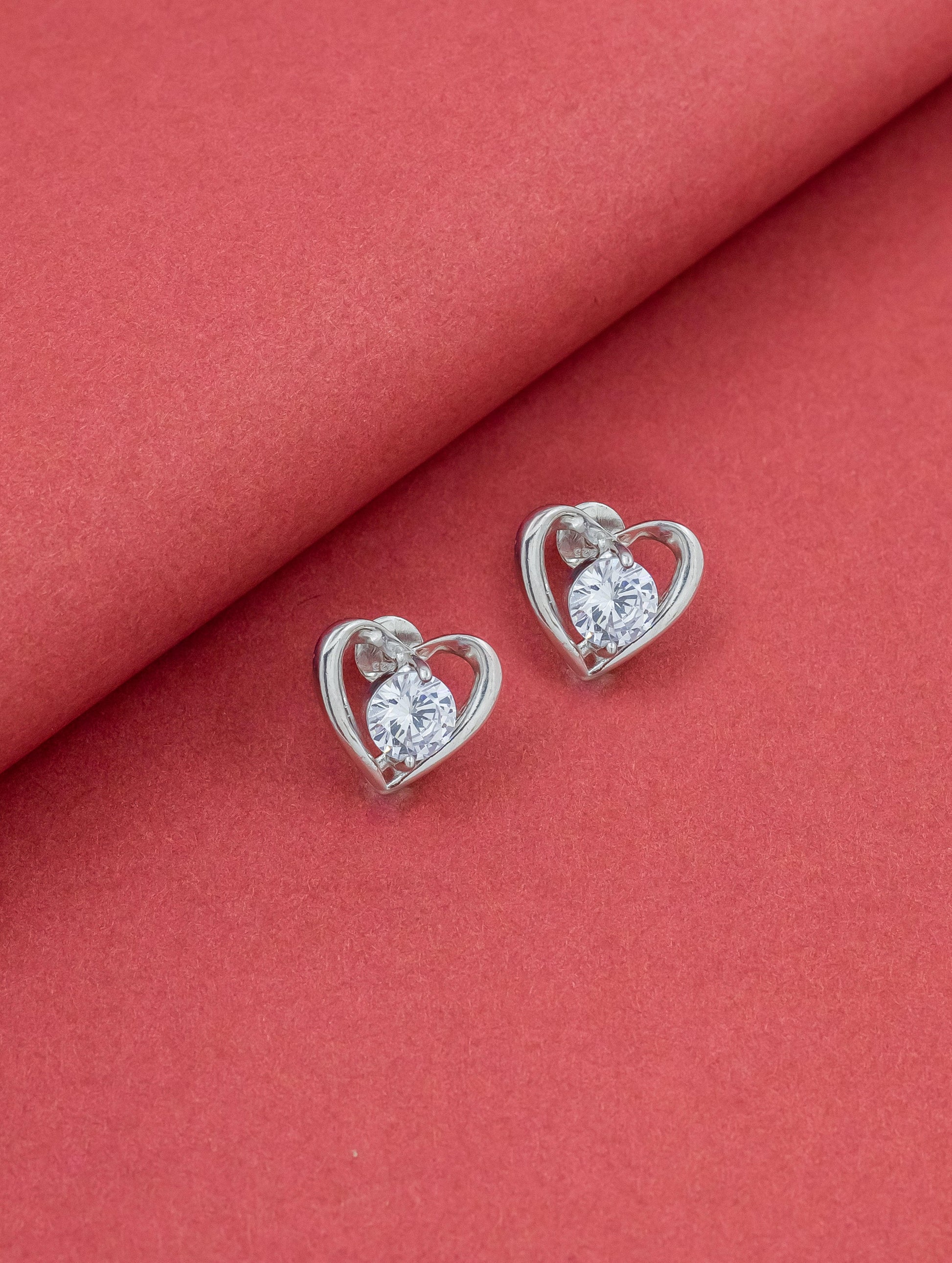 SOLITAIRE EARRINGS | 925 STERLING SILVER - Shwet