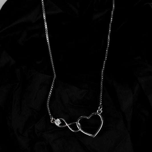 INFINITE LOVE | HEART PENDANT | 925 STERLING SILVER CHAIN