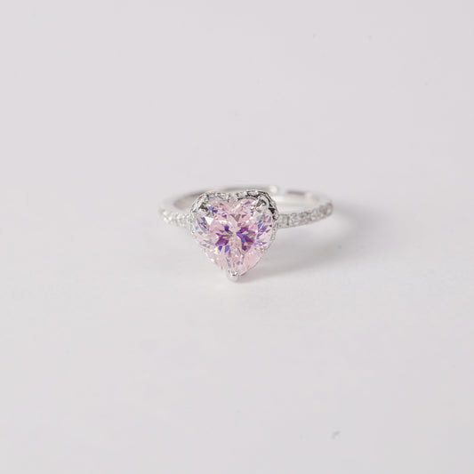 PINK HEART | ADJUSTABLE RING - Shwet