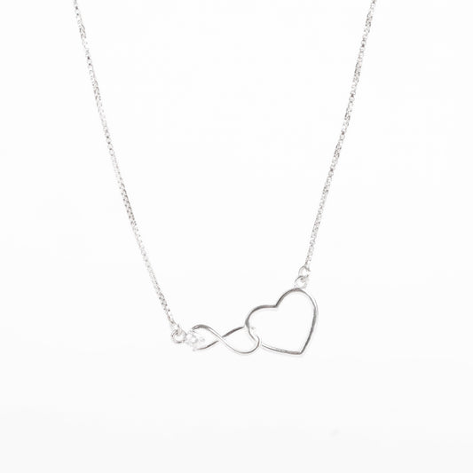 INFINITE LOVE | HEART PENDANT | 925 STERLING SILVER CHAIN