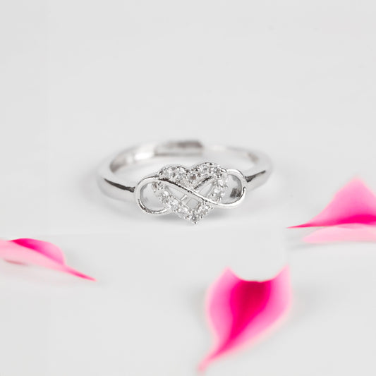 INFINITY HEART | SIZE ADJUSTABLE RING | INFINITE LOVE - Shwet