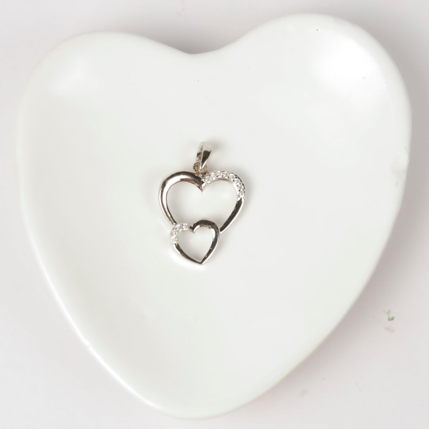 ZICRON HEART PENDANT | HANDMADE | 925 STERLING SILVER - Shwet