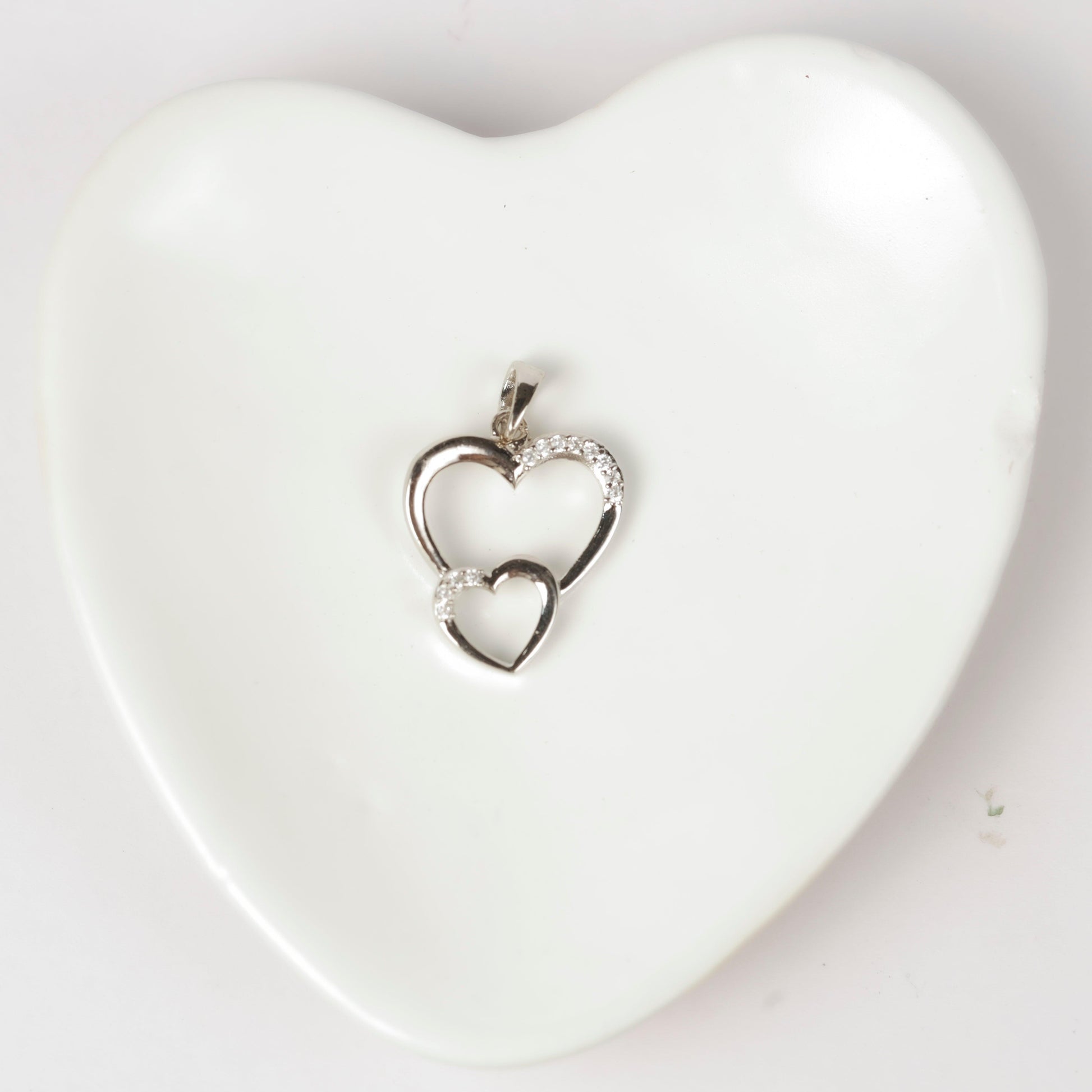 ZICRON HEART PENDANT | HANDMADE | 925 STERLING SILVER - Shwet