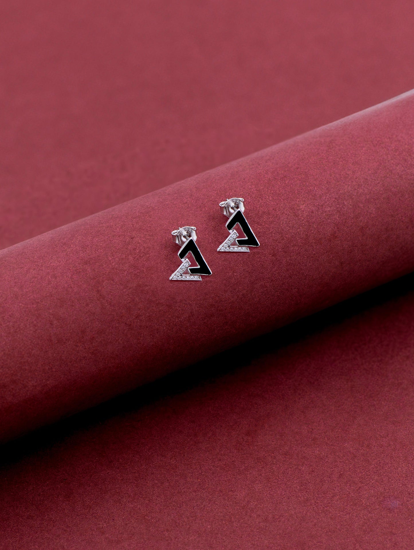 ANGULAR EARRINGS | 925 STERLING SILVER - Shwet