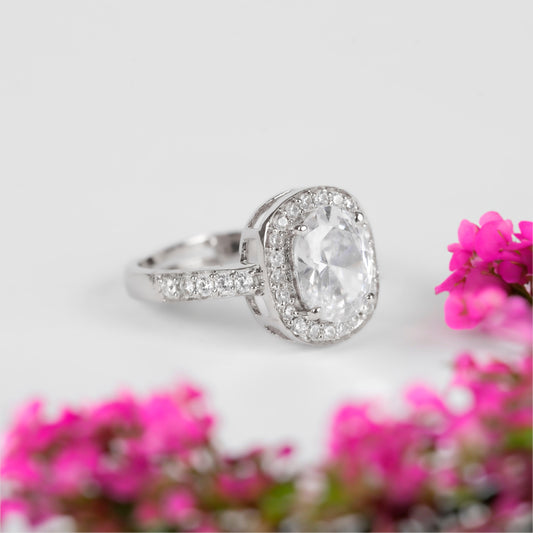 SOLITAIRE OVAL | SIZE ADJUSTABLE RING - Shwet