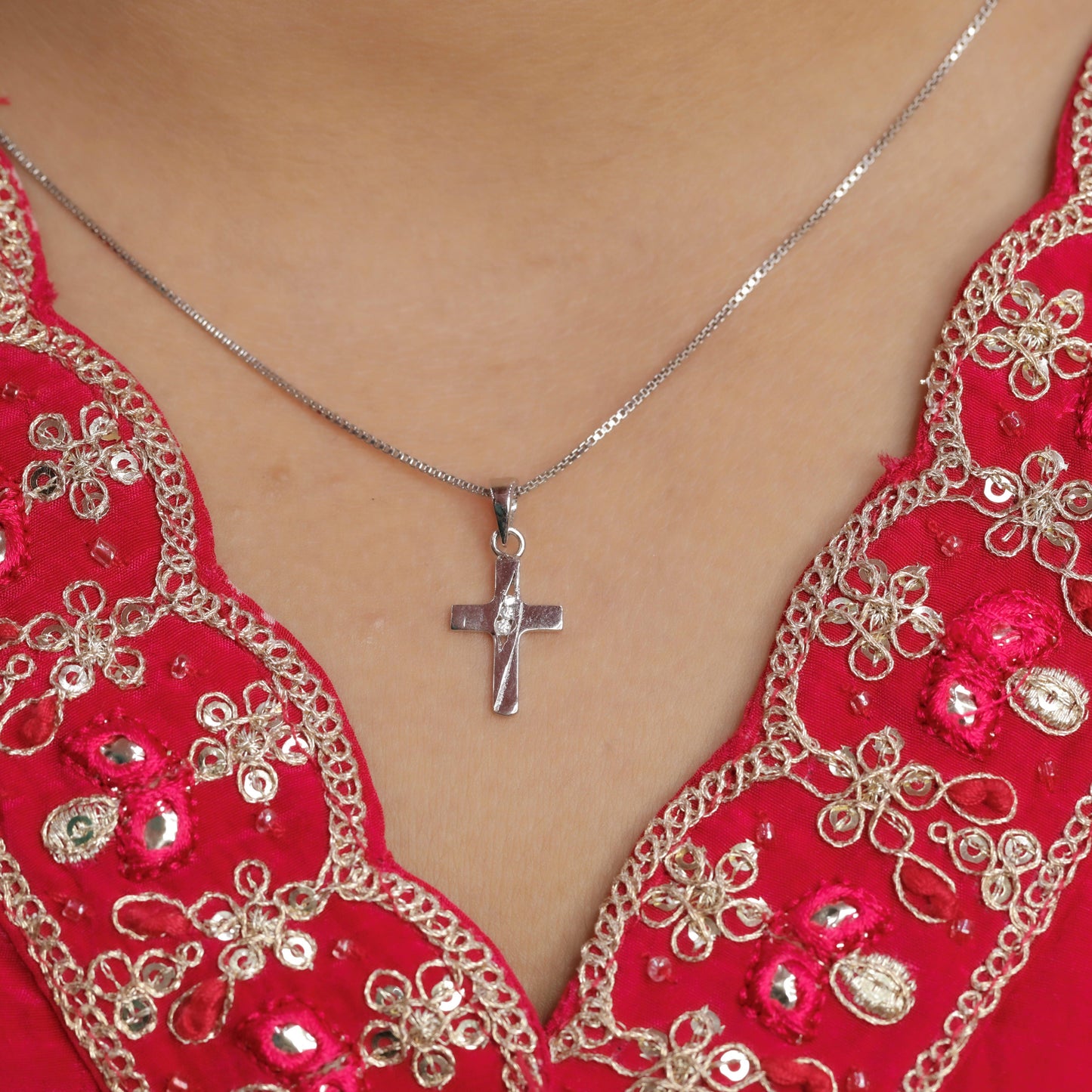 CROSS PENDANT | HANDMADE | 925 STERLING SILVER - Shwet