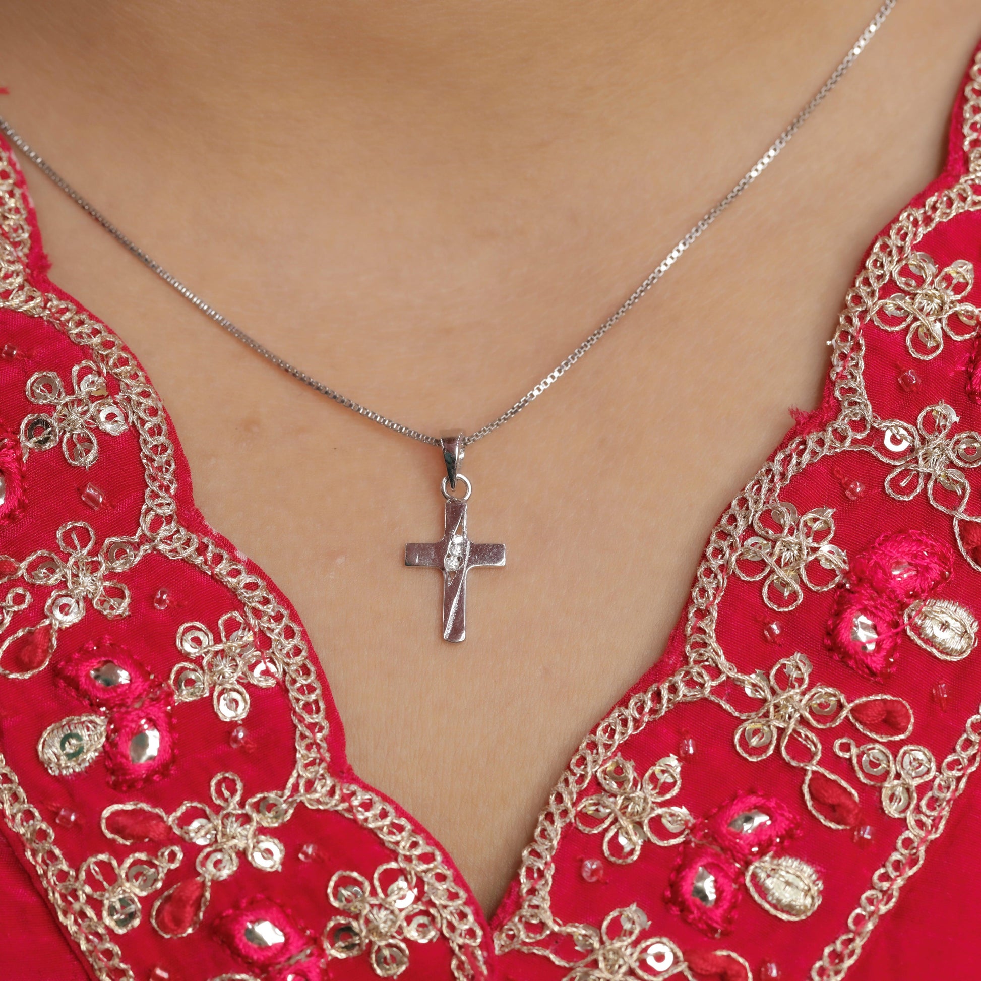 CROSS PENDANT | HANDMADE | 925 STERLING SILVER - Shwet