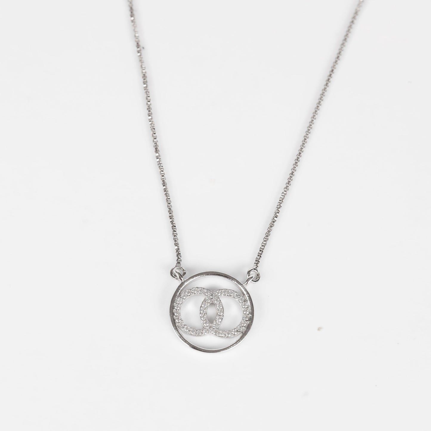 ROUND LOOP PENDANT | 925 STERLING SILVER - Shwet