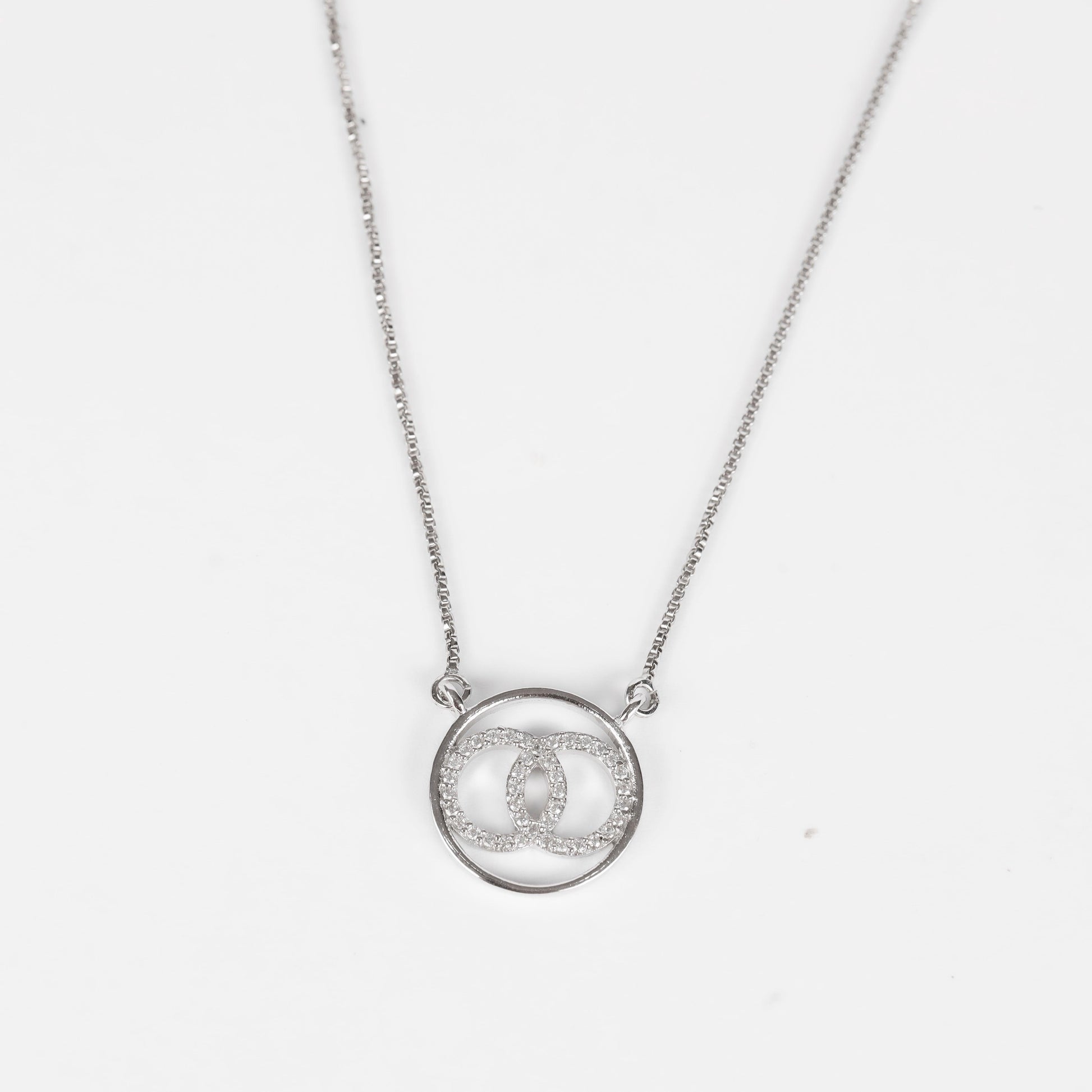 ROUND LOOP PENDANT | 925 STERLING SILVER - Shwet