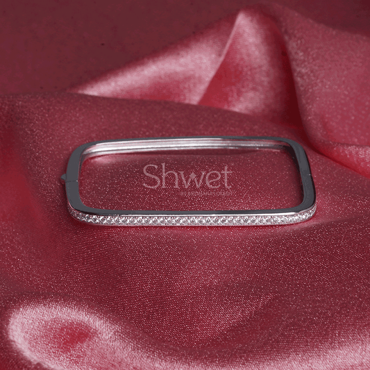 BOLD KADA | WOMEN CLIP ON BRACELET | 925 STERLING SILVER - Shwet