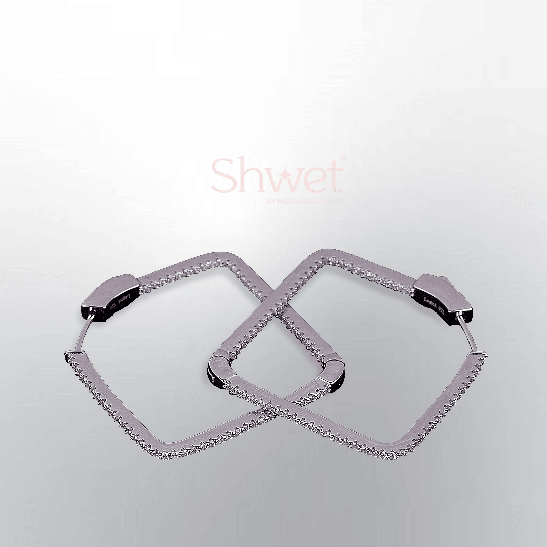 PREMIUM BOX EARRINGS | 925 STERLING SILVER | WOMEN - Shwet