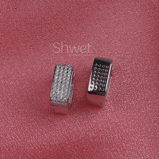MINIMALIST ANGULAR EARRINGS | 925 STERLING SILVER | WOMEN - Shwet