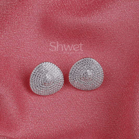 TIMELESS STUDDED EARRINGS | 925 STERLING SILVER | WOMEN - Shwet