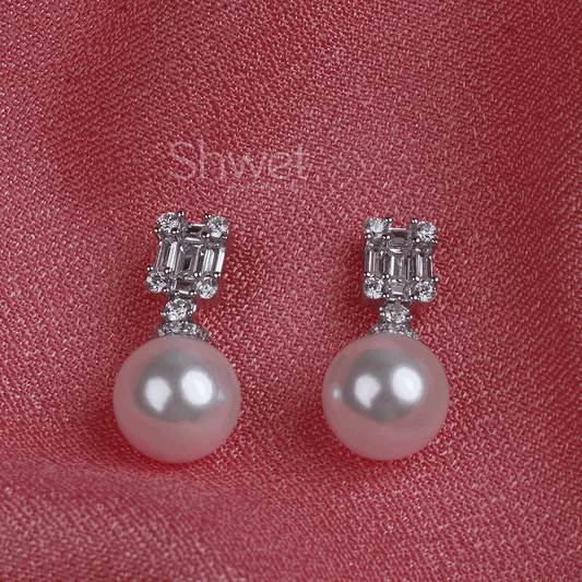 PEARL EARRINGS | FRESH WATER | 925 STERLING SILVER | WOMEN - Shwet