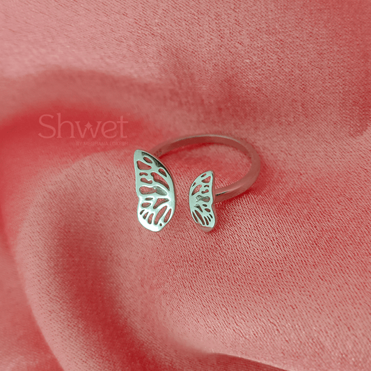 BUTTERFLY ADUSTABLE RING - Shwet