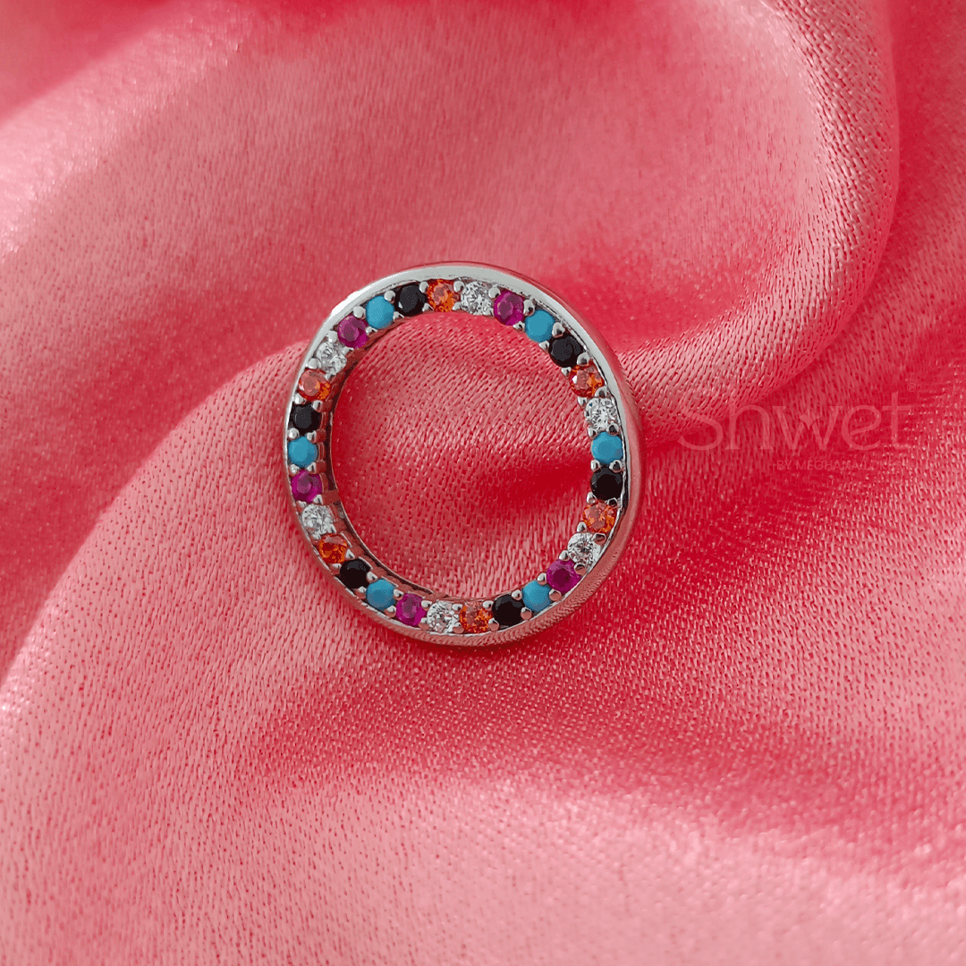 MULTICOLOUR ZICRON RING - Shwet