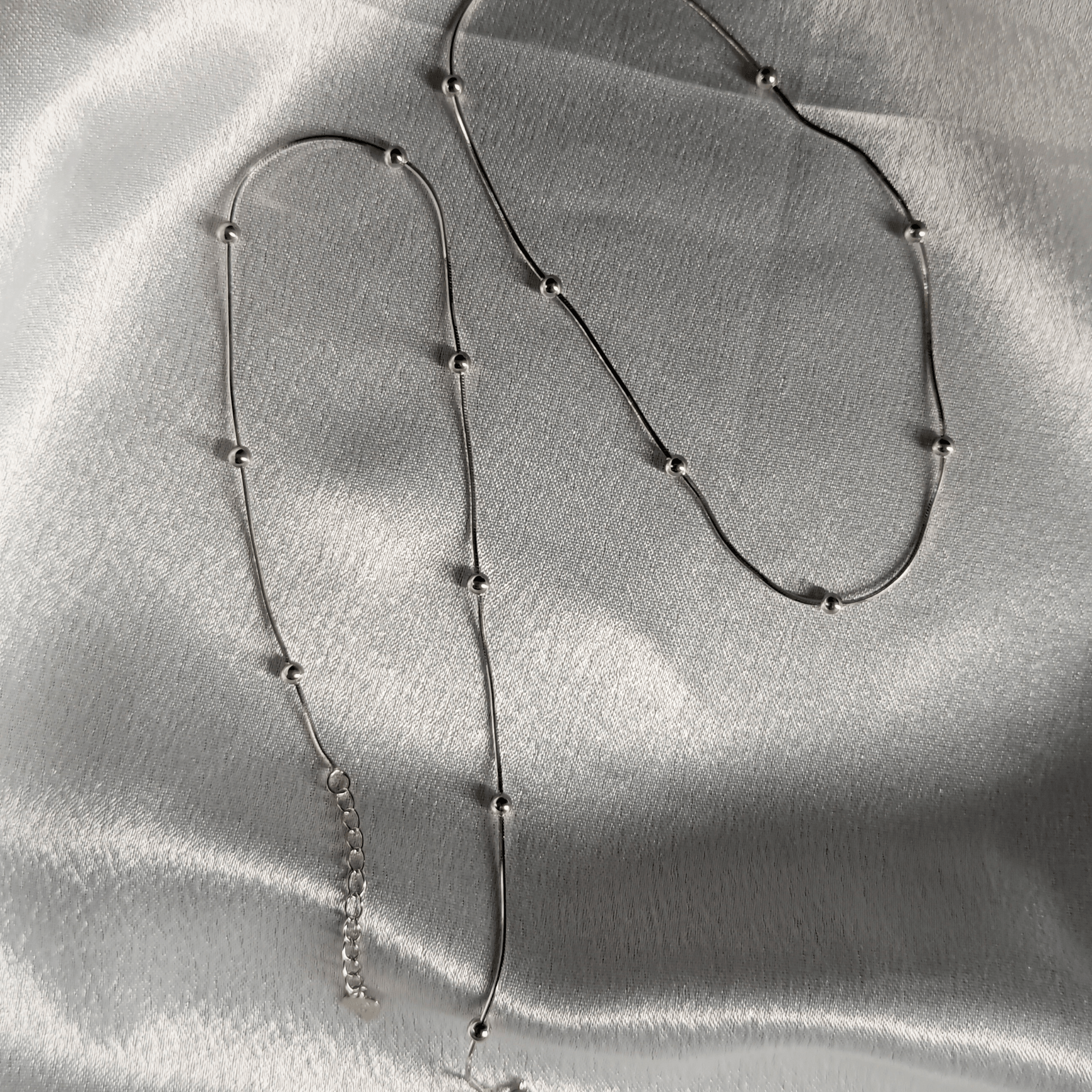 MINIMALISTIC BALL ANKLETS | 925 STERLING SILVER | - Shwet